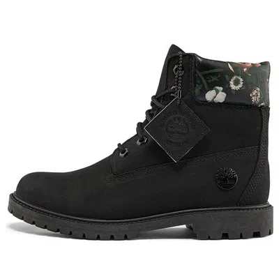 Timberland (wmns)  Heritage Cupsole Boots 'black Nubuck With Floral'