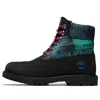 Timberland (wmns)  Heritage Nl Sky 6 Inch Waterproof Boots 'black Nubuck With Print'