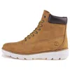 Timberland (wmns)  Keeley Field 6 Inch Wide-fit Boot 'wheat Nubuck' In Brown