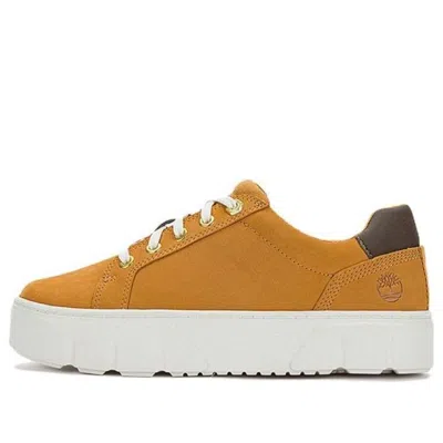 Timberland (wmns)  Laurel Court Low Lace Up Sneaker 'wheat Canvas'