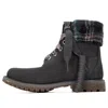 Timberland (wmns)  Lindon Woods 6 Inch Waterproof Boot 'dark Grey Nubuck And Black Printed Collar'