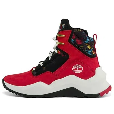 Timberland (wmns)  Madbury Side Zip Sneaker Boots 'red Nubuck'