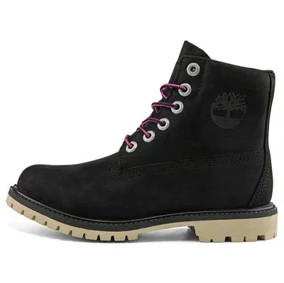 Timberland (wmns)  Paninara Collarless 6 Inch Wide Fit Waterproof Boots 'black Nubuck'