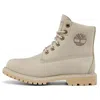Timberland (wmns)  Paninara Collarless 6 Inch Wide Fit Waterproof Boots 'light Grey Nubuck'