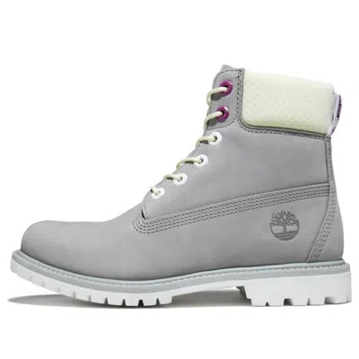 Timberland (wmns)  Premium 6 Inch Waterproof Boot 'grey Nubuck'