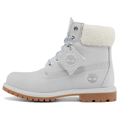Timberland (wmns)  Premium 6 Inch Waterproof Boot 'light Grey Nubuck'