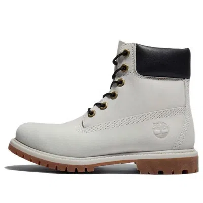 Timberland (wmns)  Premium 6 Inch Waterproof Boots 'light Grey Nubuck'