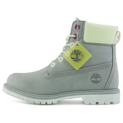 Timberland (wmns)  Premium 6 Inch Waterproof Wide Fit Boot 'grey Nubuck'