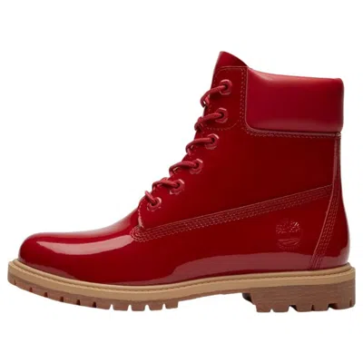 Timberland (wmns)  Premium 6-inch Patent Leather Waterproof Boots 'medium Red'