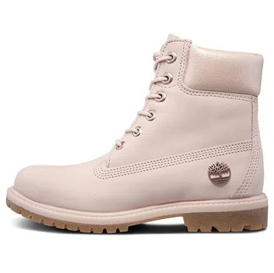 Timberland (wmns)  Premium Waterproof Lace Up Hiking Boots 'pale Pink' In Multi