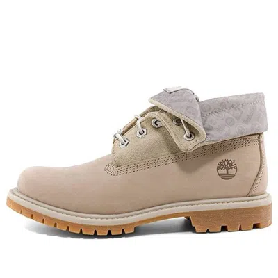 Timberland (wmns)  Roll Top Boots Basic 'beige With Light Grey' In Gray