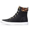 Timberland (wmns)  Skyla Bay 6 Inch Boot 'black Nubuck Wtih Cheetah Collar'