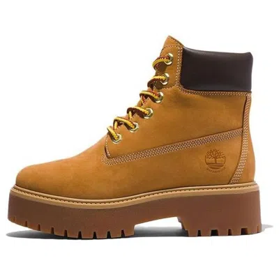 Timberland (wmns)  Stone Steet 6 Inch Premium Platform Waterproof Boots 'wheat Nubuck'