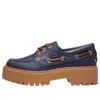 Timberland (wmns)  Stone Street Platform Boat 'dark Blue Full-grain'