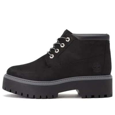 Timberland (wmns)  Stone Street Premium Platform Waterproof Chukka Boots 'black Nubuck'