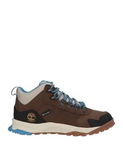 Timberland Woman Ankle Boots Dark Brown Size 5.5 Leather