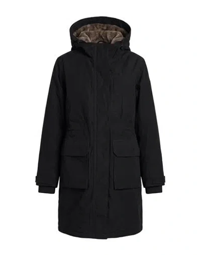 Timberland Woman Puffer Black Size Xs Cotton, Polyester