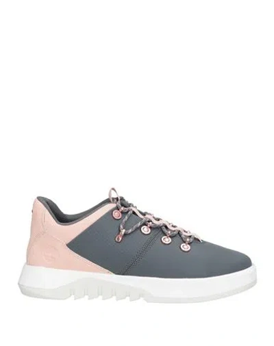 Timberland Woman Sneakers Lead Size 9 Textile Fibers In Gray