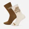 Timberland Women's 2-pack  Floral Crew Sock
