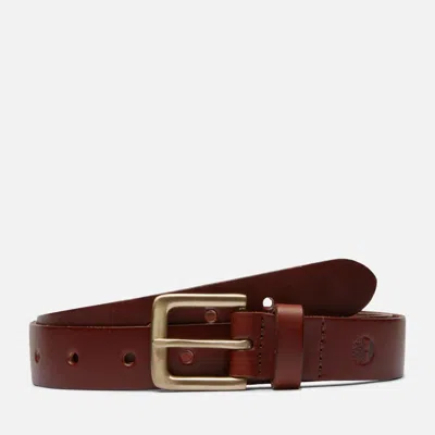 Timberland Women's 30mm Multi Hole Belt In Brown
