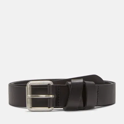 Timberland Women's 30mm Wrap Keeper Belt In Black