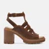 Timberland Allington Heights Womens Heeled Fisherman Sandals In Brown