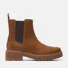 Timberland Women's Carnaby Cool Mid Chelsea Boot In Brown