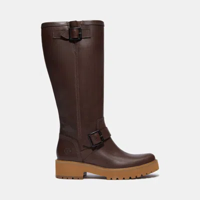 Timberland Women's Carnaby Cool Tall Zip Boot In Brown