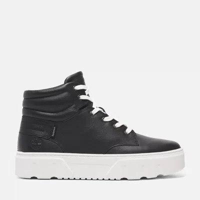 Timberland Women's Laurel Court High Top Lace-up Sneaker In Black