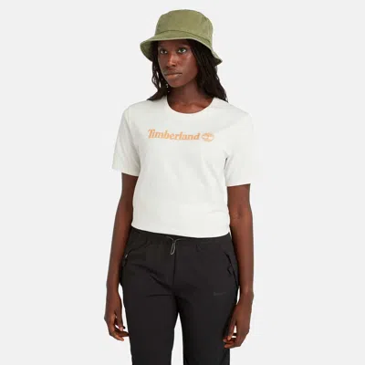 Timberland Women's Logo T-shirt In White