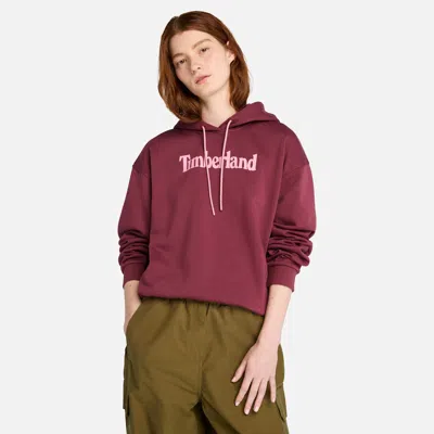 Timberland Women's Northwood Brushed Back Hoodie In Red