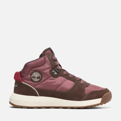 Timberland Women's Retro Swift High Top Lace-up Sneaker In Brown