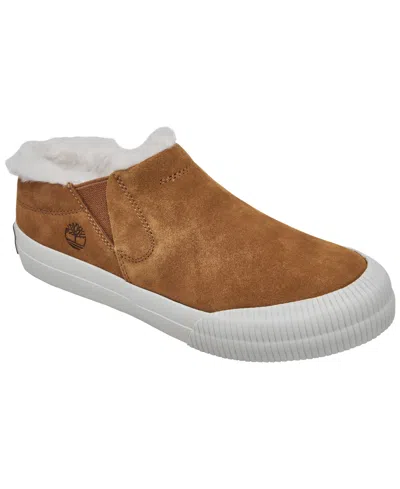 Timberland Women's Skyla Bay 2.0 Warm-lined Low Casual Sneakers From Finish Line In Rust Suede