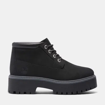 Timberland Women's Stone Street Waterproof Platform Chukka