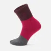 Timberland Women's  Color Block Fuzzy Shortie Crew Sock In Multi