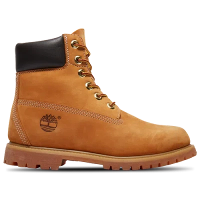 Timberland Women's 6 Inch Premium Waterproof Boots In Wheat/nubuck