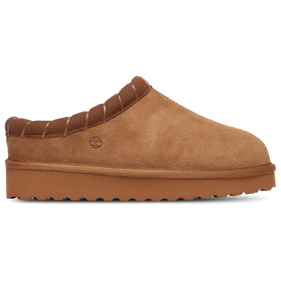 Timberland Womens  Platform Clogs In Brown