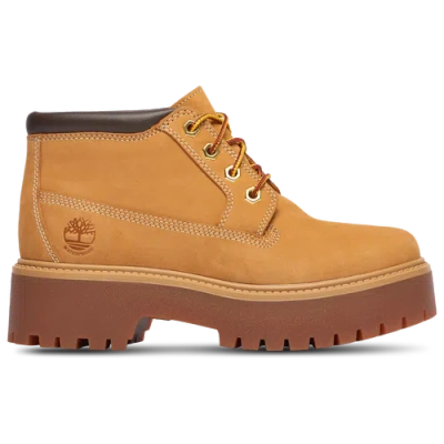 Timberland Womens  Stone Street 6" Waterproof Boots In Wheat