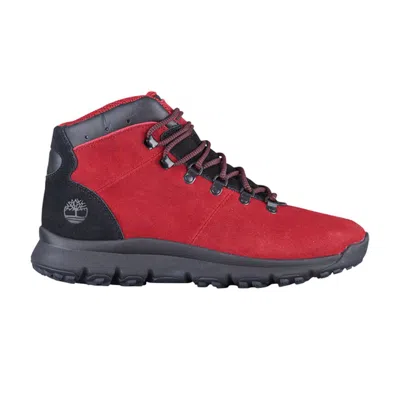 Pre-owned Timberland World Hiker Mid Boots 'medium Red' | Men's Size 13