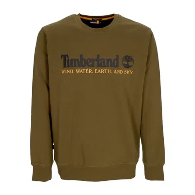 Timberland Wwes Crewneck Bb Men's Crewneck Sweatshirt Dark Olive