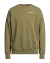 Timberland X A-cold-wall * Man Sweatshirt Military Green Size Xl Cotton