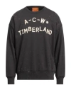 Timberland X A-cold-wall * Man Sweatshirt Charcoal Size L Cotton In Grey
