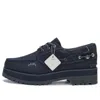 Timberland X A Cold Wallwaterproof Authentic 3 Eye Boat Shoe 'navy' In Brown