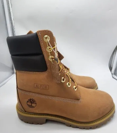 Pre-owned Timberland X Alife 7.5 Inch Wheat Boot Tb0a2qc9-231 In Beige