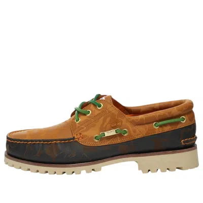 Timberland X Bape 3-eye Classic Lug Wide 'wheat' In Multi