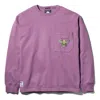 Timberland X Billionaire Boys Club's Bee Line Pocket Long Sleeves T-shirt 'purple' In Purple