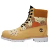 Timberland X Cnstnt Dvlpmnt 6 Inch Premium Waterproof Boot 'melted Smileys' In Yellow