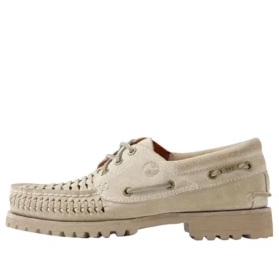 Timberland X End. Authentic 3-eye Boat 'white'