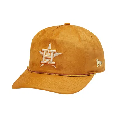 Pre-owned Timberland X New Era Astros Adjustable Cap 'wheat' | Tan | Men's Size Onesize