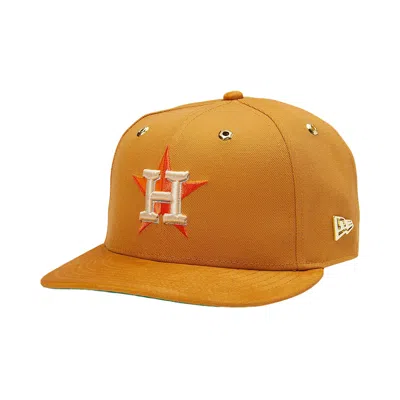 Pre-owned Timberland X New Era Astros Fitted Cap 'wheat' | Tan | Men's Size 7.125